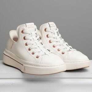 Skechers Snoop Dogg Collab W Sz 10 White Slip Ons Platform Athleisure Streetwear